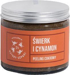 4 Szpaki Peeling cukrowy Świerk i Cynamon 250ml 1