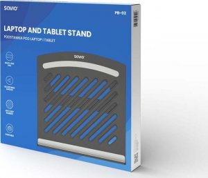 Savio Podstawka biurowa pod laptop PB-02 czarna 3