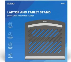 Savio Podstawka biurowa pod laptop PB-02 czarna 5