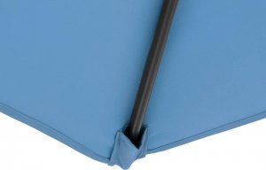 Uniprodo Parasol ogrodowy tarasowy prostokątny z korbką 200 x 300 cm niebieski Parasol ogrodowy tarasowy prostokątny z korbką 200 x 300 cm niebieski 10