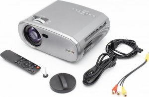 Projektor Technaxx Projektor rzutnik LED Technaxx pilot głośnik 3W FullHD (srebrny) 9