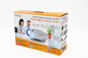 Projektor Technaxx Projektor rzutnik LED Technaxx pilot głośnik 3W FullHD (srebrny) 10
