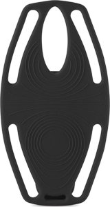 Uchwyt telefonu komórkowego Bone Bike Tie 3, na rower, regulowany rozmiar, czarny, 4.7-7.2", silikon, mocowany do kierownicy, czar 6