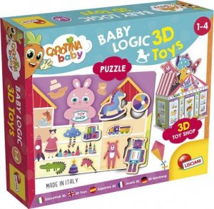 Carotina Baby Logic 3D zabawki puzzle układanka 92543 LISCIANI 1