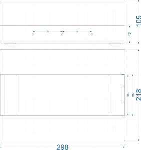 Rozdzielnica modułowa natynkowa powiększona 1x12 IP40 SRn-12 Max (N+PE) 1.33 4
