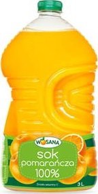 Sok 100% pomarańczowy Wosana 3l 1
