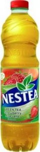 Nestea Green Tea Napój o smaku truskawkowym z dodatkiem aloesu 1,5 l 1