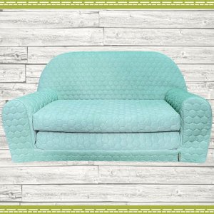 Sofka dla dzieci Mini kanapa materac Pik turkusowy 3