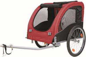 Trixie Przyczepa do roweru  58 × 52 × 79 cm czerwono/czarna do 30kg 3