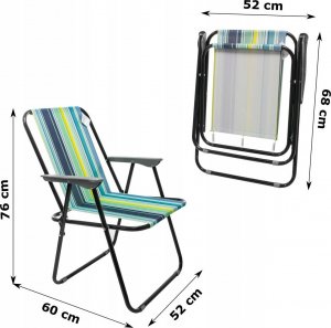 Gotel L66E LEŻAK KRZESŁO OGRODOWE SKŁADANE 3