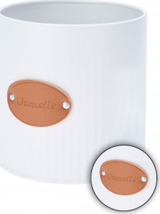 Pojemnik na sztućce retro ociekacz do kuchni metal 2