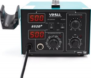 Techrebal SPAWARKA PLASTIKU 852D+ ZESTAW SPOIWA SIATKA DYSZE 2