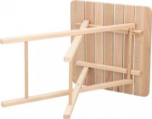 Springos Meble ogrodowe składane zestaw drewniany na balkon  UNIWERSALNY 12