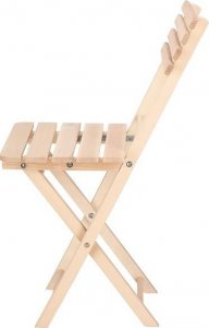 Springos Meble ogrodowe składane zestaw drewniany na balkon  UNIWERSALNY 19