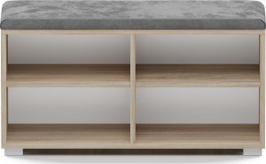 Topeshop SZAFKA NA BUTY SIEDZISKO OPAL 4P DĄB SONOMA 3