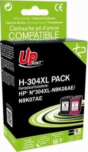 Tusz UPrint kompatybilny ink / tusz z N9K08AE+N9K07AE, HP 304XL, black/color, 700/400s, 20/18ml, H-304XL BK/CL PACK, dla HP DeskJet 262 1