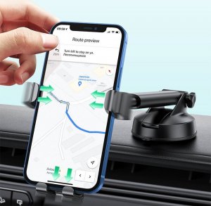 Ugreen Uchwyt samochodowy UGREEN LP200 grawitacyjny do telefonu na deskę rozdzielczą czarny 8