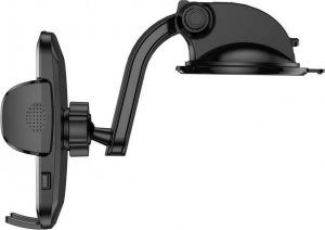 4kom.pl Uchwyt samochodowy uniwersalny Dashboard Car Mount V3 na telefon na deskę/ szybę Black 3