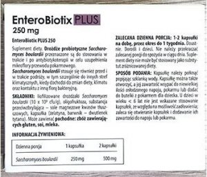 ACTIVLAB PHARMA EnteroBiotix PLUS 250mg - 20caps. 4