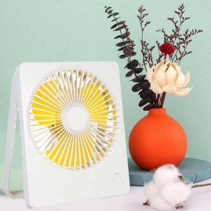 Wentylator USB Alogy Alogy Wiatrak bezszumowy Mini Wentylator składany na biurko regulowany Biały uniwersalny 6