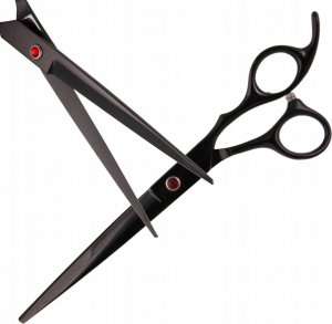 Nożyczki Fryzjerskie Groomerskie 7.0 Zestaw 3+1 grzebień degażówki dla zwierząt 10