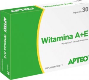 Synoptis Pharma Witamina A+E Apteo 30 kapsułek - Długi termin ważności! 1