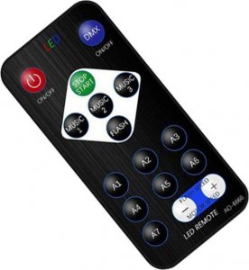 Aptel DYSKOTEKOWA KULA LED RGB Disco z czujnikiem dźwięku + pilot ZS48 6