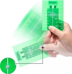 Aptel CELOWNICZA TARCZA do Laserów Zielony Laser Krzyżowy AG766 5