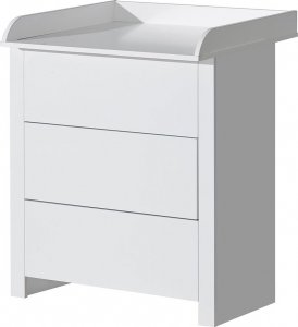 ATB Meble Funkcjonalna komoda z przewijakiem Basic Biały 12