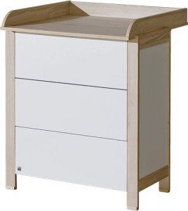 ATB Meble Funkcjonalna komoda z przewijakiem Basic Biały 2