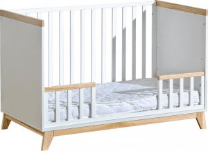 ATB Meble Łóżeczko niemowlęce 120x60 Nordik z wyciąganymi drążkami i funkcją sofy 2