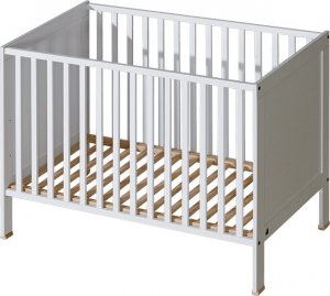 ATB Meble Łóżeczko dziecięce 120x60 Basic Biały 3