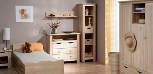 ATB Meble Łóżko z drewna brzozowego 80x200 Pectus 3