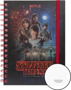 Pyramid ZESZYT A5 NOTES STRANGER THINGS Z METALICZNĄ OKŁADKĄ 1