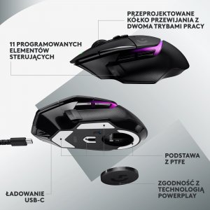 Mysz Logitech G502 X Plus  (910-006162) 7