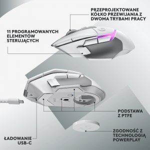 Mysz Logitech G502 X Plus  (910-006171) 7