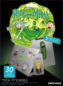 Pyramid RICK AND MORTY ADVENTURES NAKLEJKI NA LAPTOPA TABLET 1
