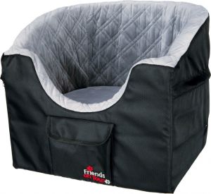 Trixie Siedzisko samochodowe 41 × 39 × 42 cm szaro-czarny 3