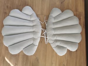 Love Gifts FOTEL WISZĄCY Z KOMPLETEM PODUCH MUSZLI/Róż 3