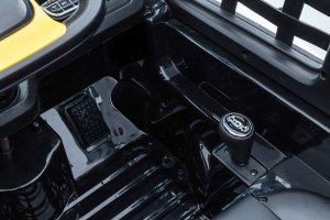 Lean Cars Auto Na Akumulator Mercedes + Naczepa XMX622B Zółty LCD 5