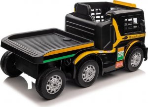 Lean Cars Auto Na Akumulator Mercedes + Naczepa XMX622B Zółty LCD 6