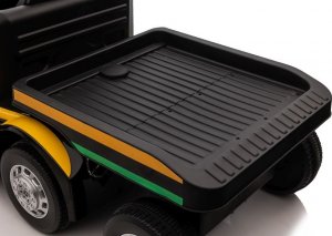 Lean Cars Auto Na Akumulator Mercedes + Naczepa XMX622B Zółty LCD 8