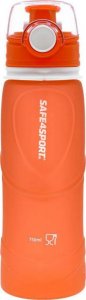 Safe4sport Składana butelka silikonowa 750 ml duża pomarańczowa 1