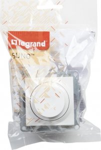 Legrand SUNO - Ściemniacz obrotowy - 240 V~ - 50 Hz - 5 - 75 W ( 10 lamp maks.) dla lamp LED z opcją ściemniania - bez zacisku neutralnego, Biały - Legrand 721179 himp 4