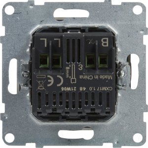 Legrand SUNO - Ściemniacz obrotowy - 240 V~ - 50 Hz - 5 - 75 W ( 10 lamp maks.) dla lamp LED z opcją ściemniania - bez zacisku neutralnego, Biały - Legrand 721179 himp 5