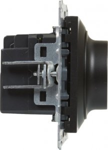 Legrand SUNO - Ściemniacz obrotowy - 240 V~ - 50 Hz - 5 - 75 W ( 10 lamp maks.) dla lamp LED z opcją ściemniania - bez zacisku neutralnego, Czarny - Legrand 721479 himp 3