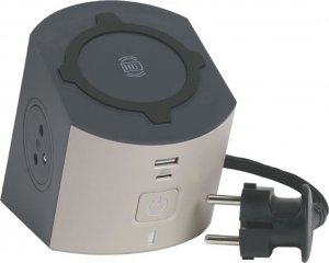 Legrand Przedłużacz 2X2P+Z+USB + ładowarka indukcyjna Legrand 049402 himp 2