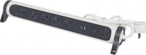 Listwa zasilająca Legrand Przedłużacz z USB 5X2P+Z 1.5M-B/G Legrand 049421 himp 2