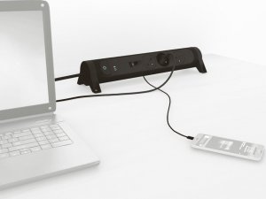 Listwa zasilająca Legrand Przedłużacz z USB 3X2P+Z 1.5M-C/G Legrand 049425 himp 12