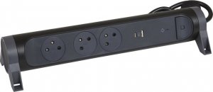 Listwa zasilająca Legrand Przedłużacz z USB 3X2P+Z 1.5M-C/G Legrand 049425 himp 10